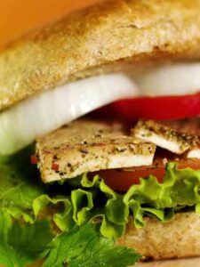 Tofu and Olive Sandwich Recipe Image